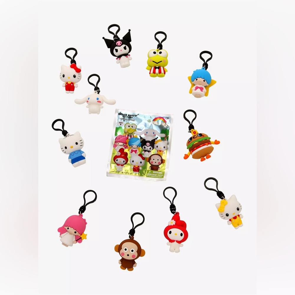 NEW Hello Kitty & Friends Series Blind Bag Clip – Hello Kitty Bag Charm Keychain - Picture 4 of 5